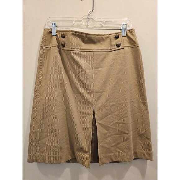 NWT Women's Talbots Beige A Line Skirt Size 8 - Picture 1 of 7